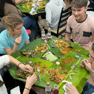 a Lagan nu Bhonu or Parsi wedding feast